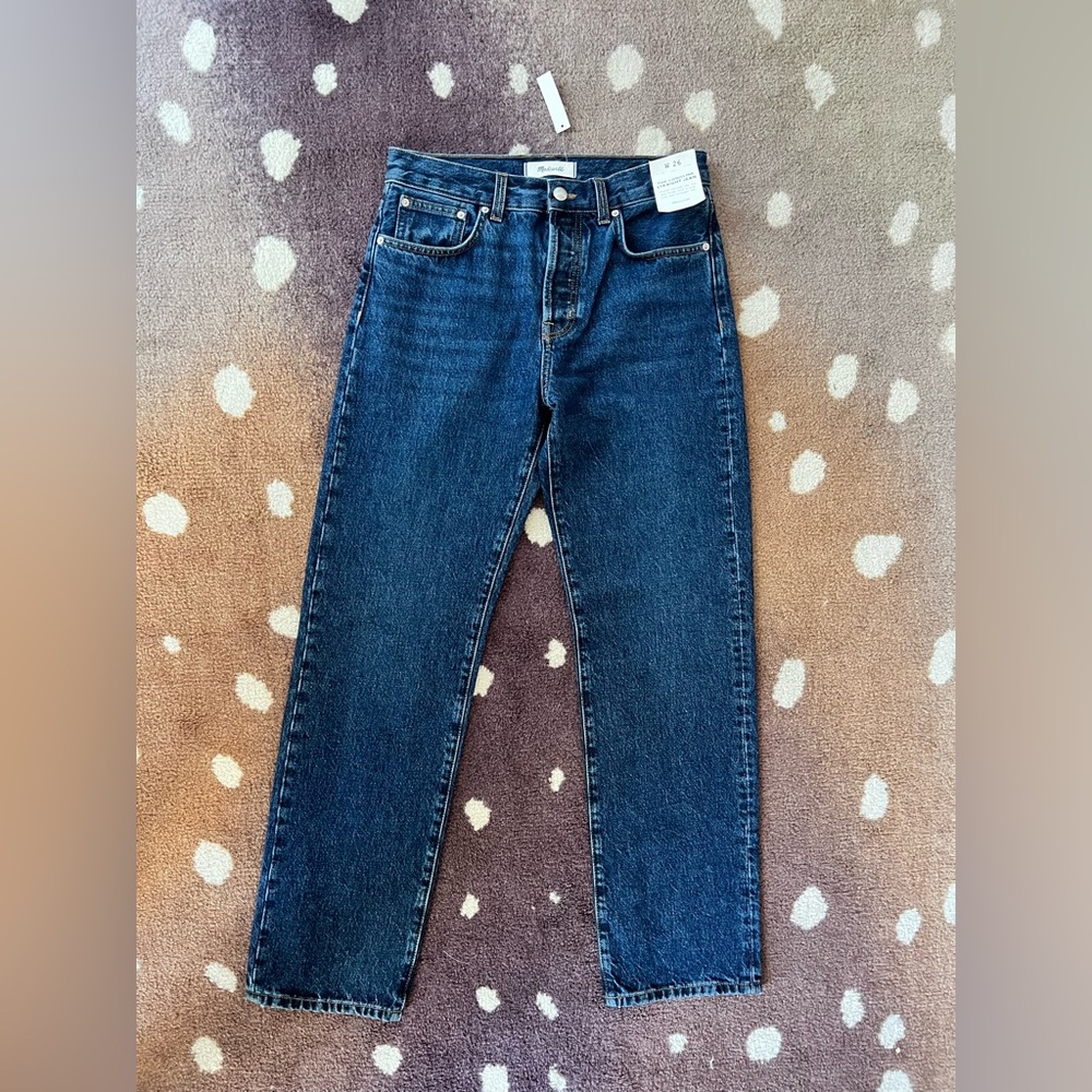 Madewell Dark Blue Longline Jeans
